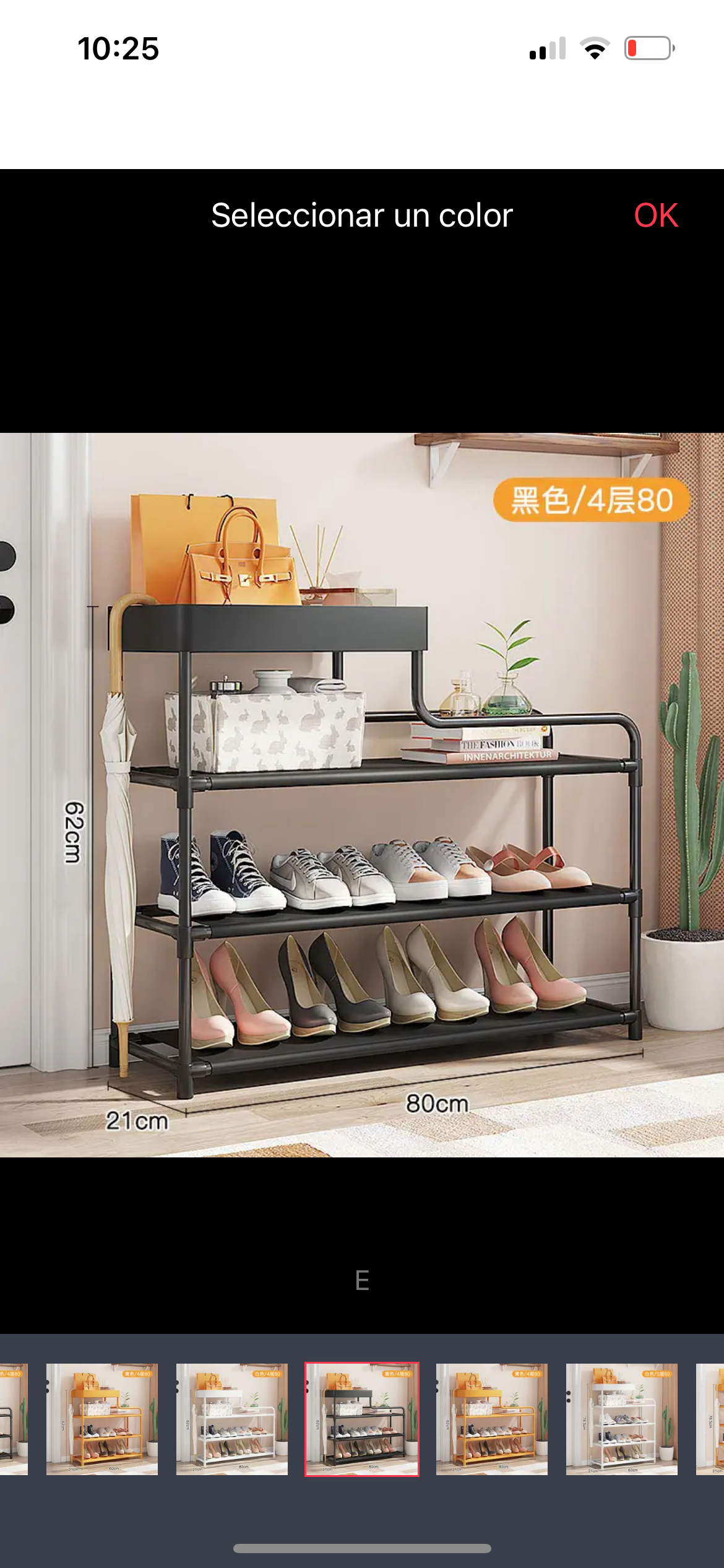 ZAPATERO ORGANIZADOR MULTIFUNCIONAL DE ZAPATOS CARTERAS DE 5 NIVELES ( ISIS)