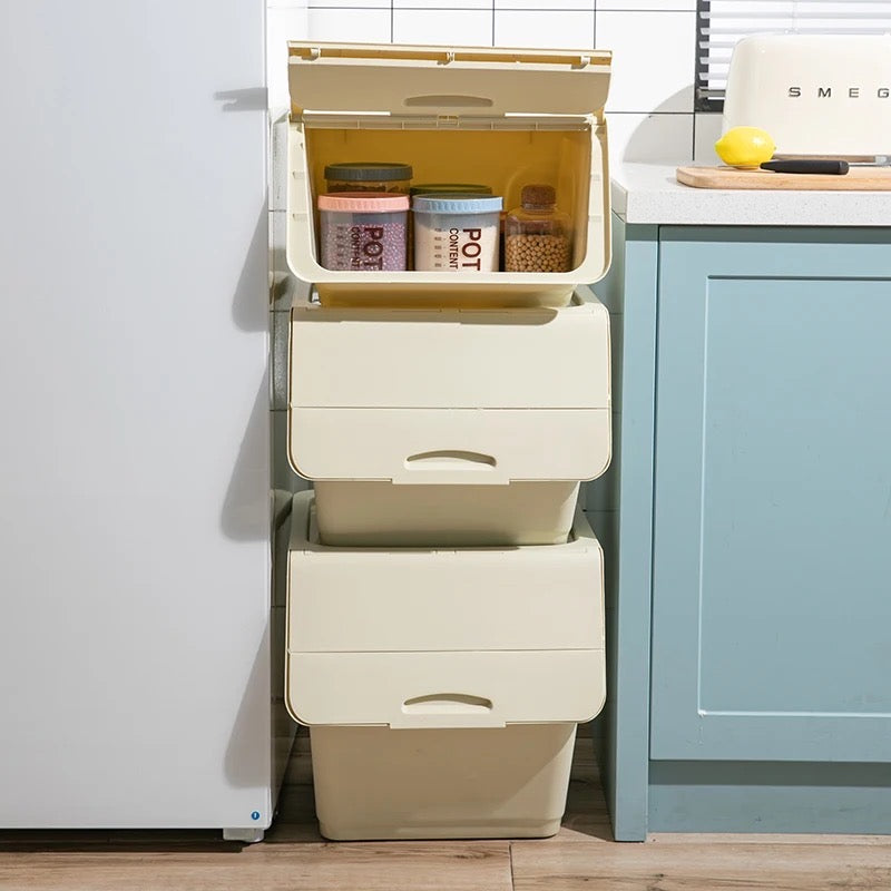 Caja de organizador apilable