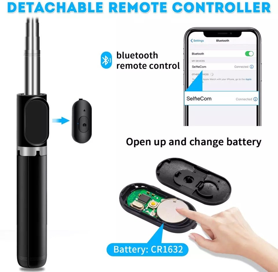 Trípode con control