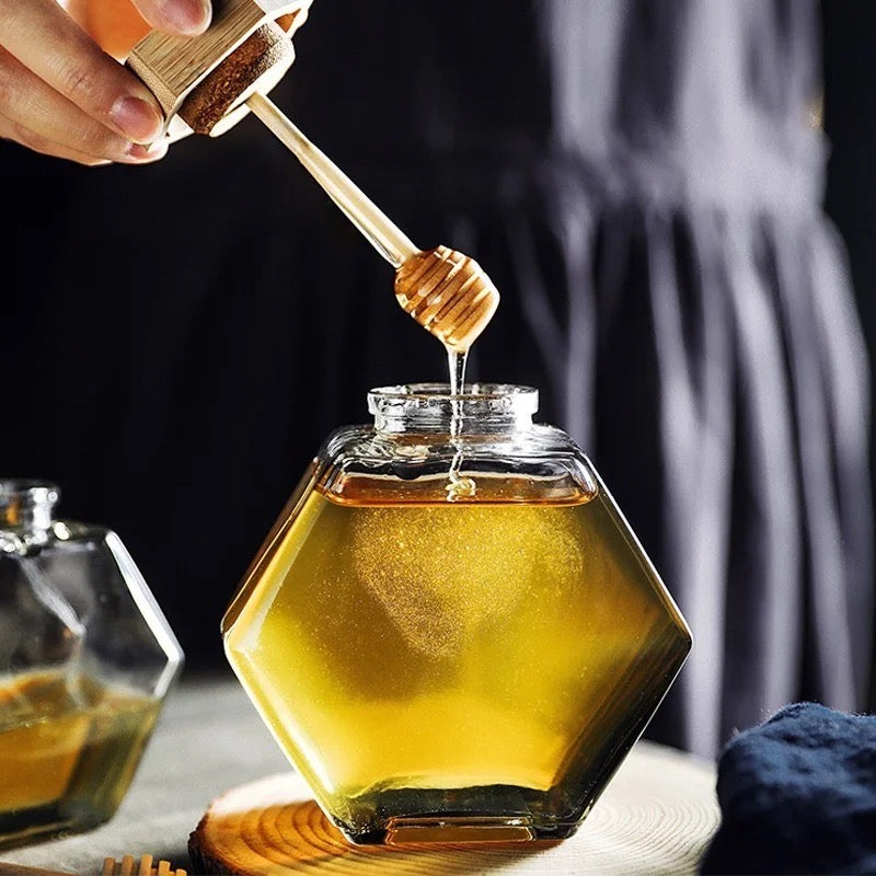 Frasco hexagonal para Miel 🍯 (180 gr.)