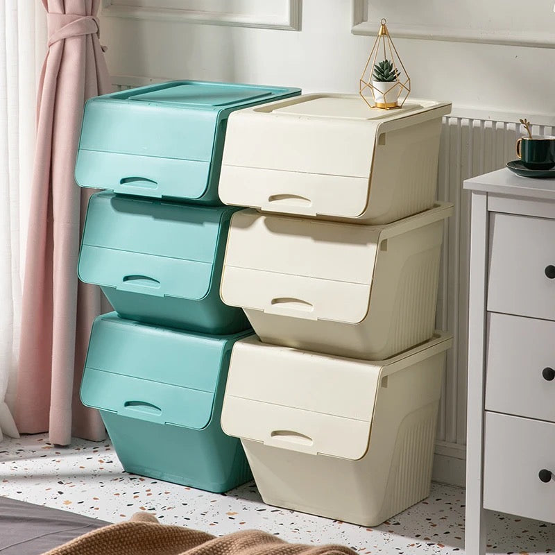 Caja de organizador apilable