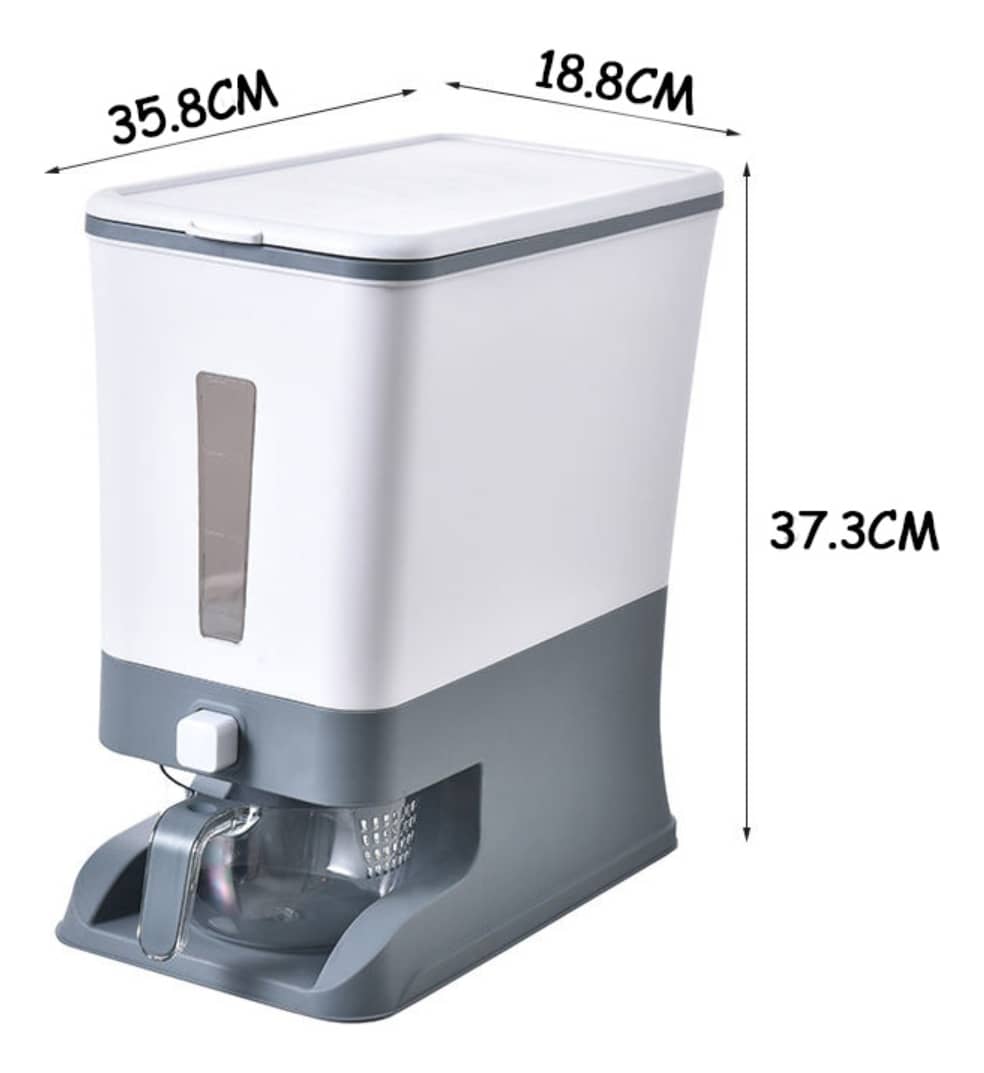 Dispensador o contenedor de Arroz 10 litros ( Mod sagitario ♐ 2)