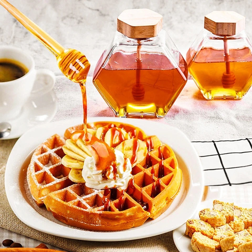 Frasco hexagonal para Miel 🍯 (180 gr.)