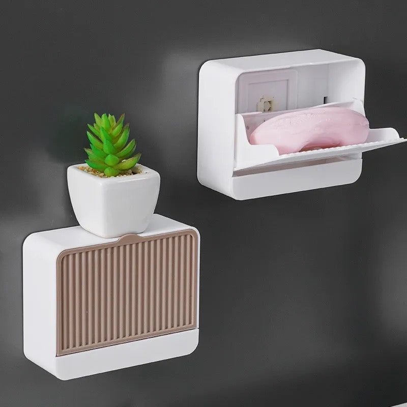Jabonera en forma de caja