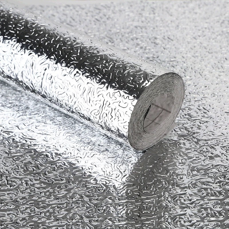 Papel aluminio plateado