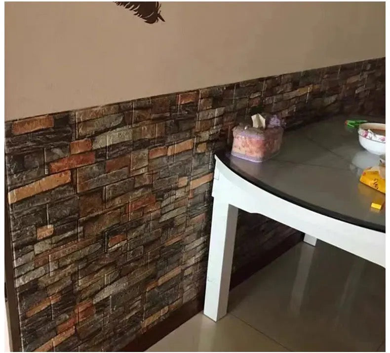 Adhesivos 3D rústicos 70x77x3m(Mod 3)