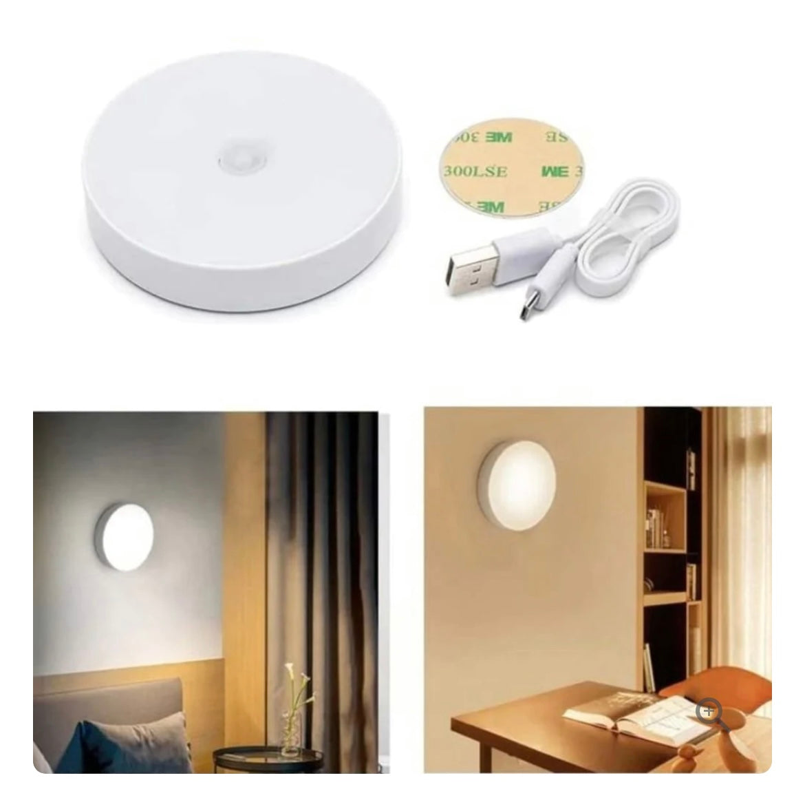 Foco redondo con sensor ( mod3)