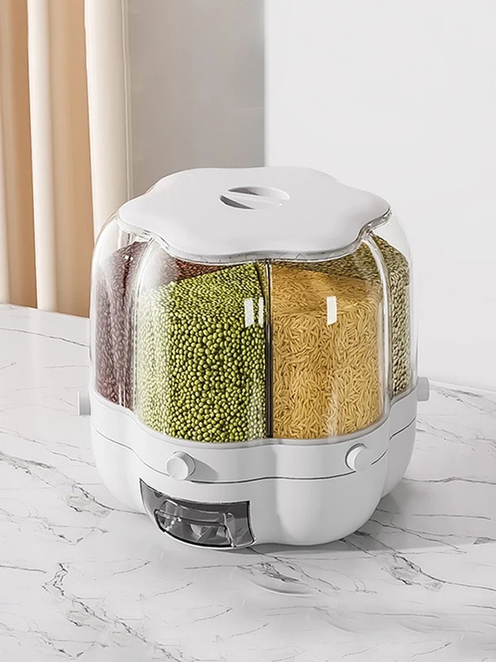 Dispensador o contenedor de cereal Giratorio Chico ( acuario ♒)