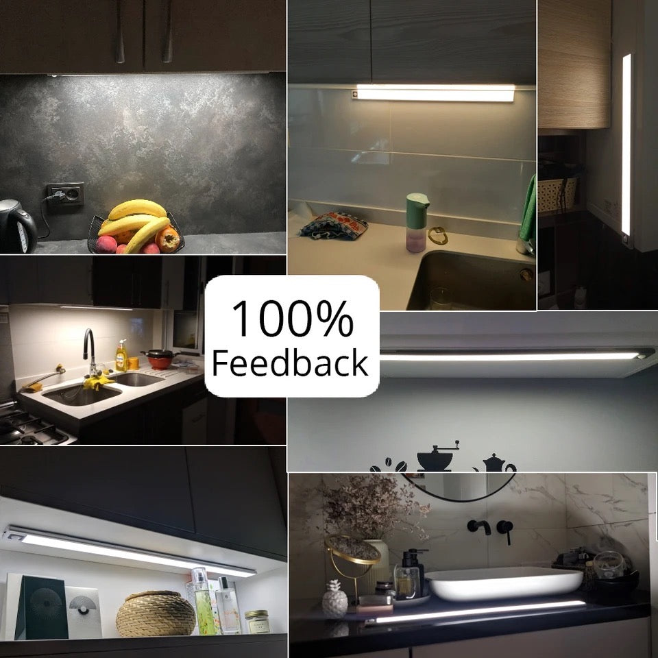 Luz led rectangular Sensor (22 cm