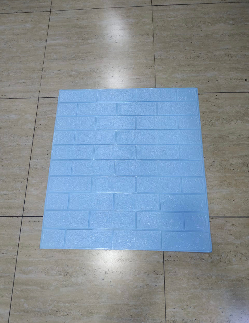 Adhesivos de pared 3D de 70x77x 3mm color entero