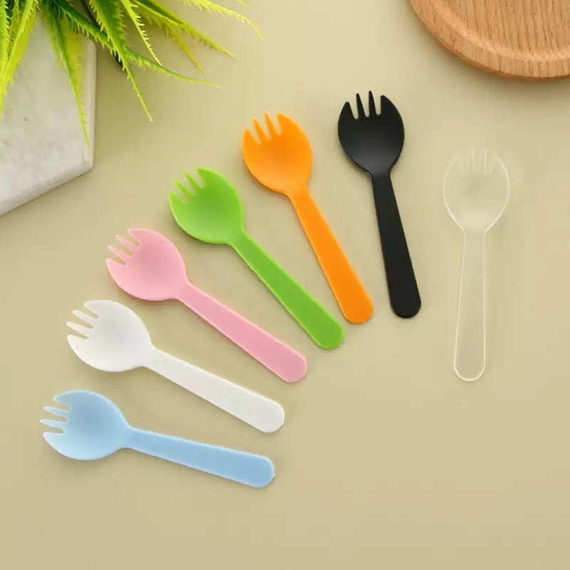 Cuchara tenedor set de 4 unidades