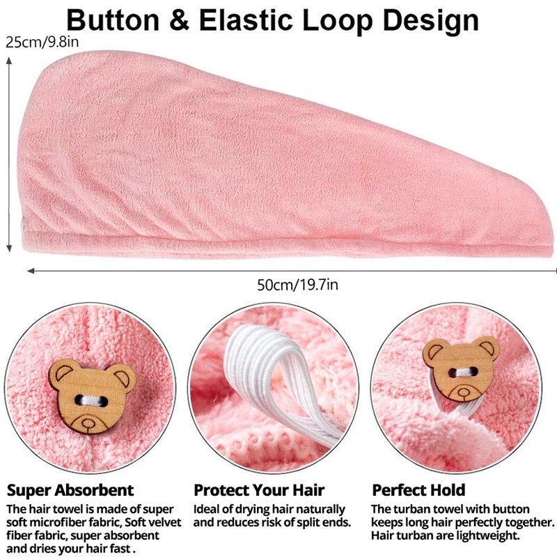 Gorro de microfibra para mujer ( adulto )