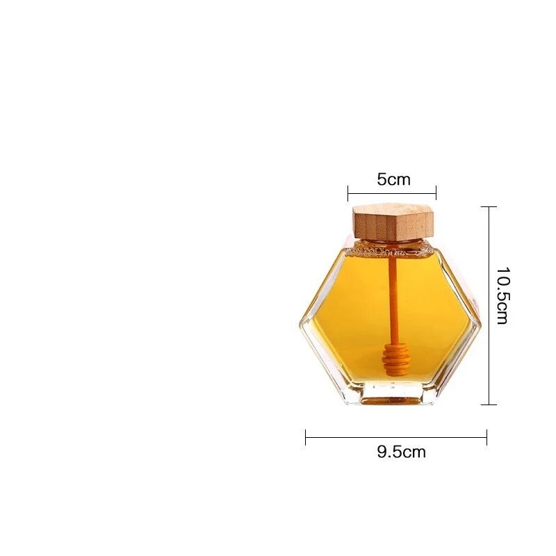 Frasco hexagonal para Miel 🍯 (180 gr.)