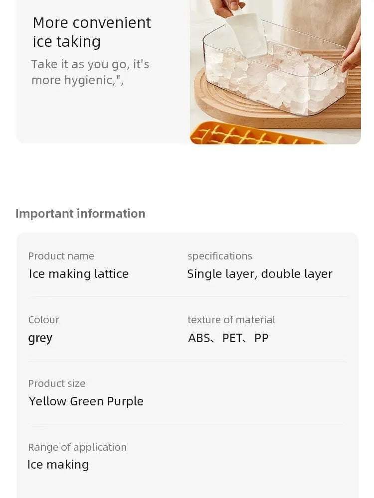 Contenedor de hielo 🧊 acrílico