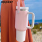Funda -  Protector  o Bolsa de asa de silicona - Rosa 40 onz