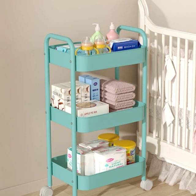 Carrito o organizador con ruedas de 3 niveles (mod 1)
