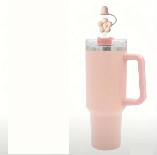 Protector de cañita flor Rosa