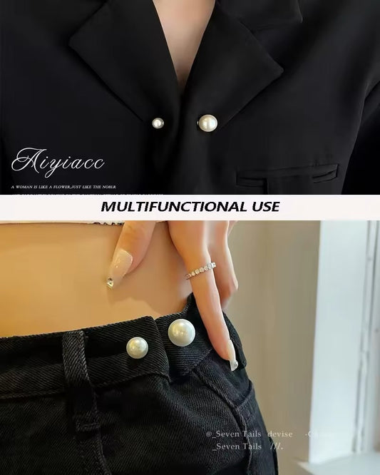 Broche doble perla