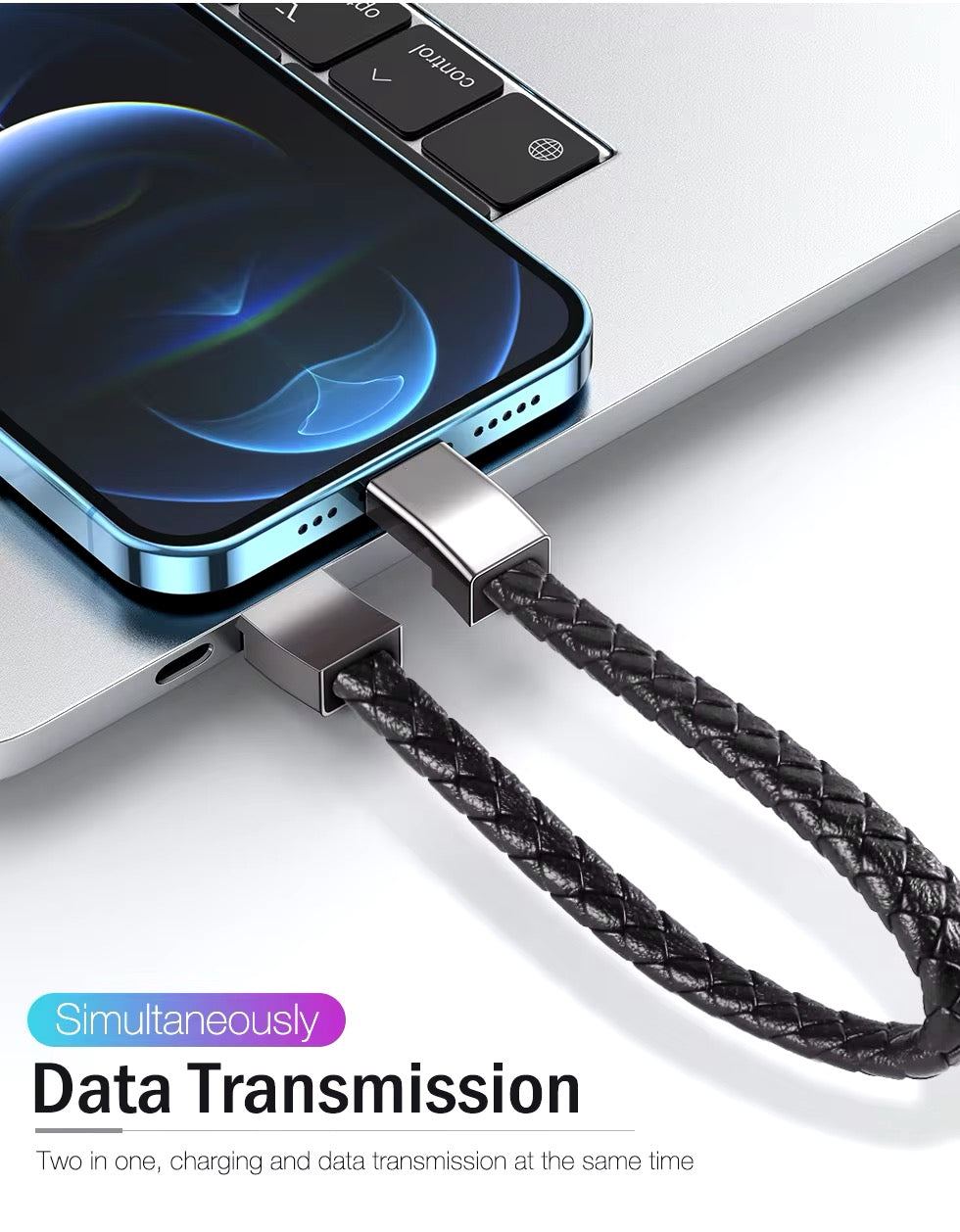 Pulsera de cuerina carga rápida IPhone