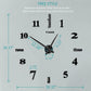 RELOJ DE PARED 3D