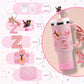 set de accesorios inicial K - rosa - 14 pc
