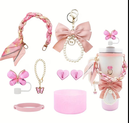 Set 8 accesorios //Rosa