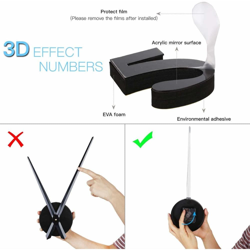 RELOJ DE PARED 3D