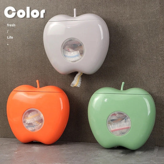 Caja o organizador  de cubiertas para alimentos en forma de manzana 🍎
