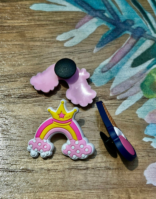 Pin o Dije arcoíris corona