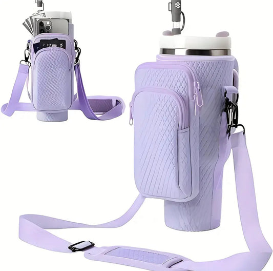 Funda o Protector de botella Morado