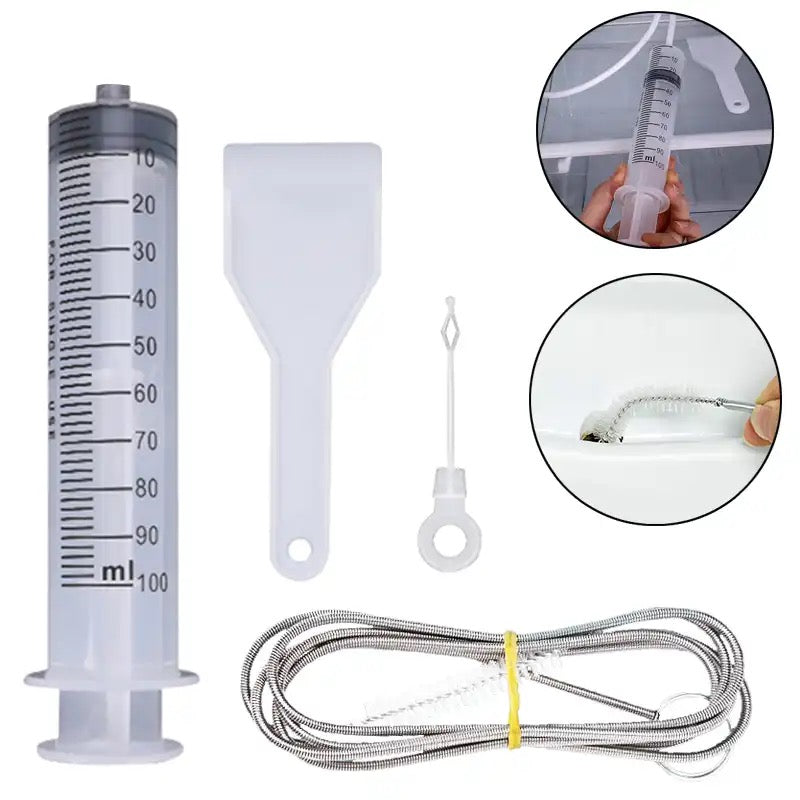 Kit de limpieza de orificios de refrigerador