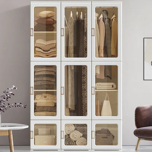 ROPERO NORDICO DE 9 PUERTAS  ROMA ( sistema plegable )