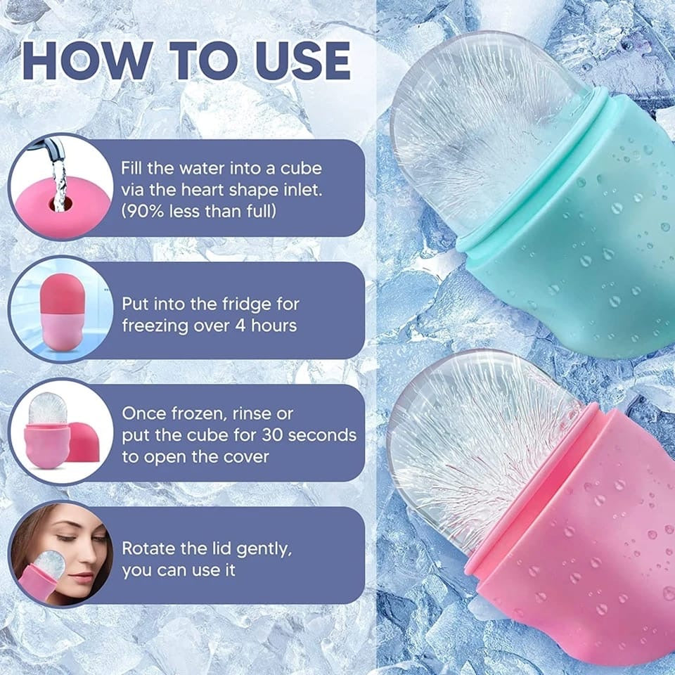 Rodillo de hielo facial