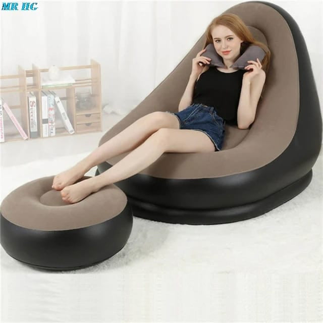 SILLÓN INFLABLE PUFF COMODO Y PORTÁTIL