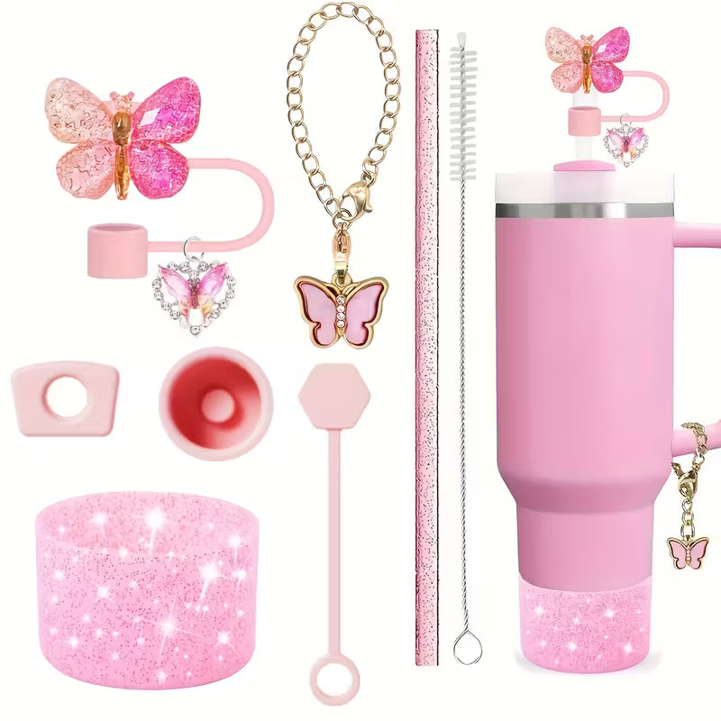 set 8 pc accesorios protectores // Rosa