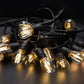 GUIRNALDA DE 20 BOMBILLAS LED DE 11 METROS  ( SOLAR- CORRIENTE )