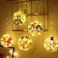 Cortina o tira de luces  Navideño ( 10 discos )