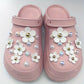 set 12 pc flores blancas