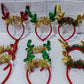 *VINCHA NAVIDEÑA RENO CON LUCES (12 pc )