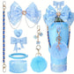 Set de accesorios  - Protectores // Celeste // 8 pc //