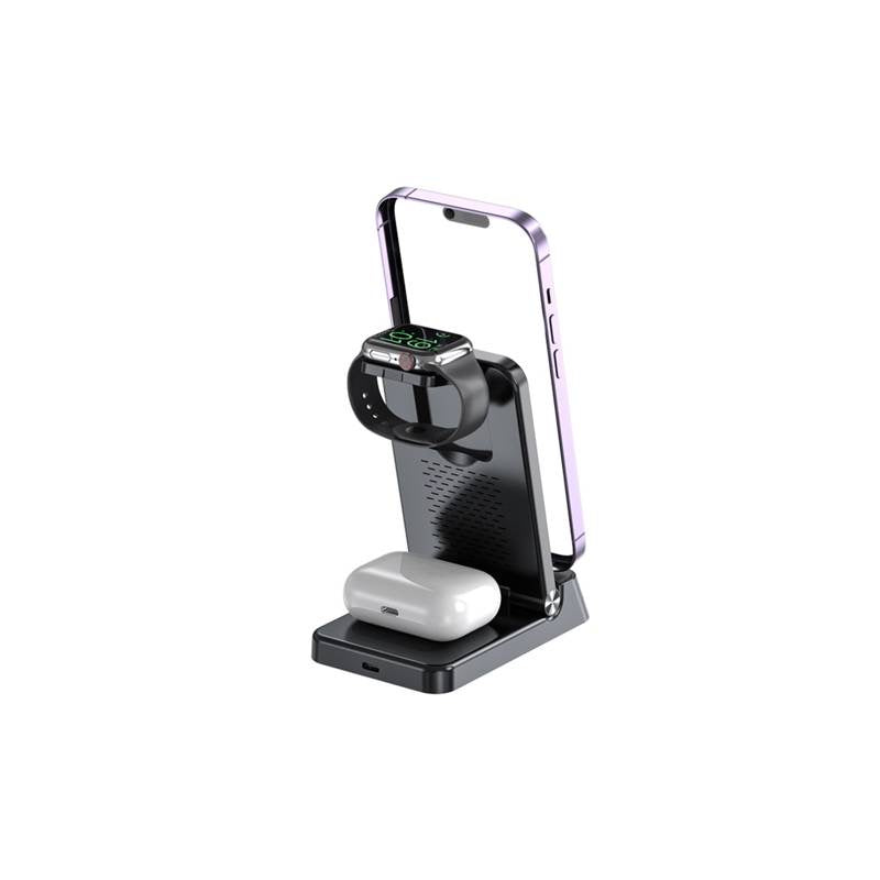 CARGADOR RAPIDO INALAMBRICO PARA IPHONE 4EN1