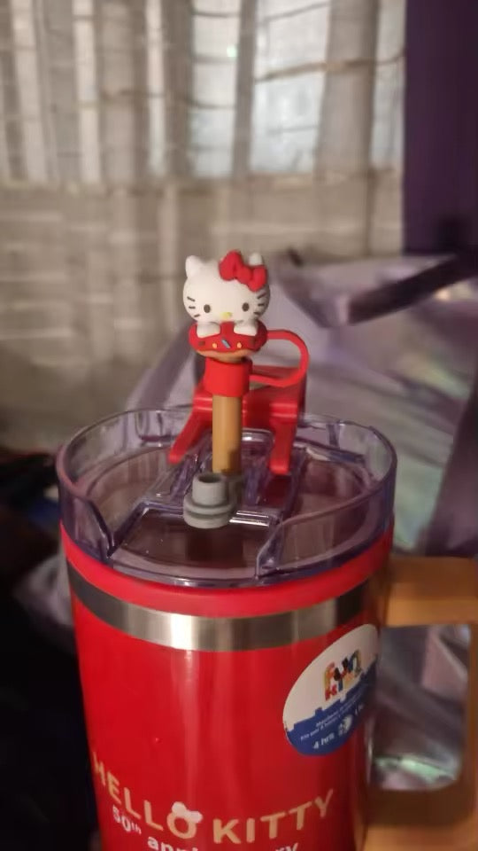 Protector de cañita hello  kitty  donust