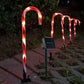 Set de 5 bastones navideños solar