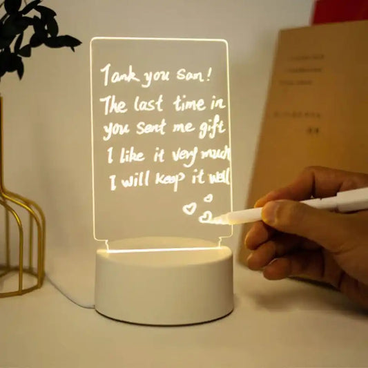 Lámpara led + lapicero  rectángulo