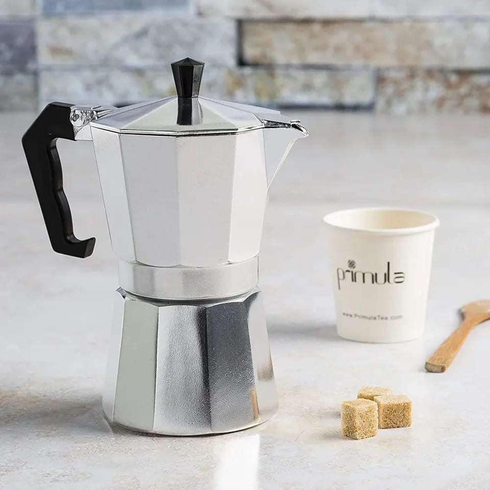Cafetera de aluminio
