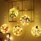 Cortina o tira de luces  Navideño ( 10 discos )