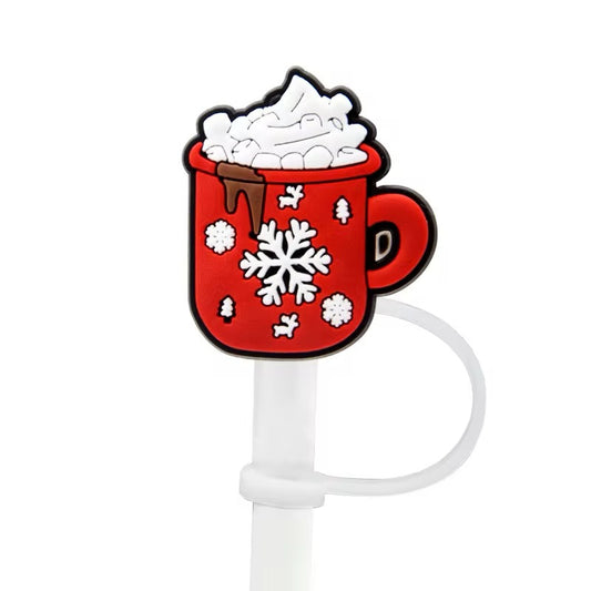 Protector de cañita  taza roja