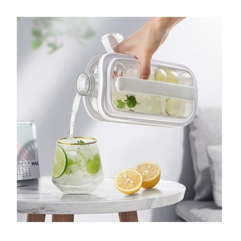 MINI TERMO BOTELLA HIELERA MOLDE CUBETERA PORTATIL
