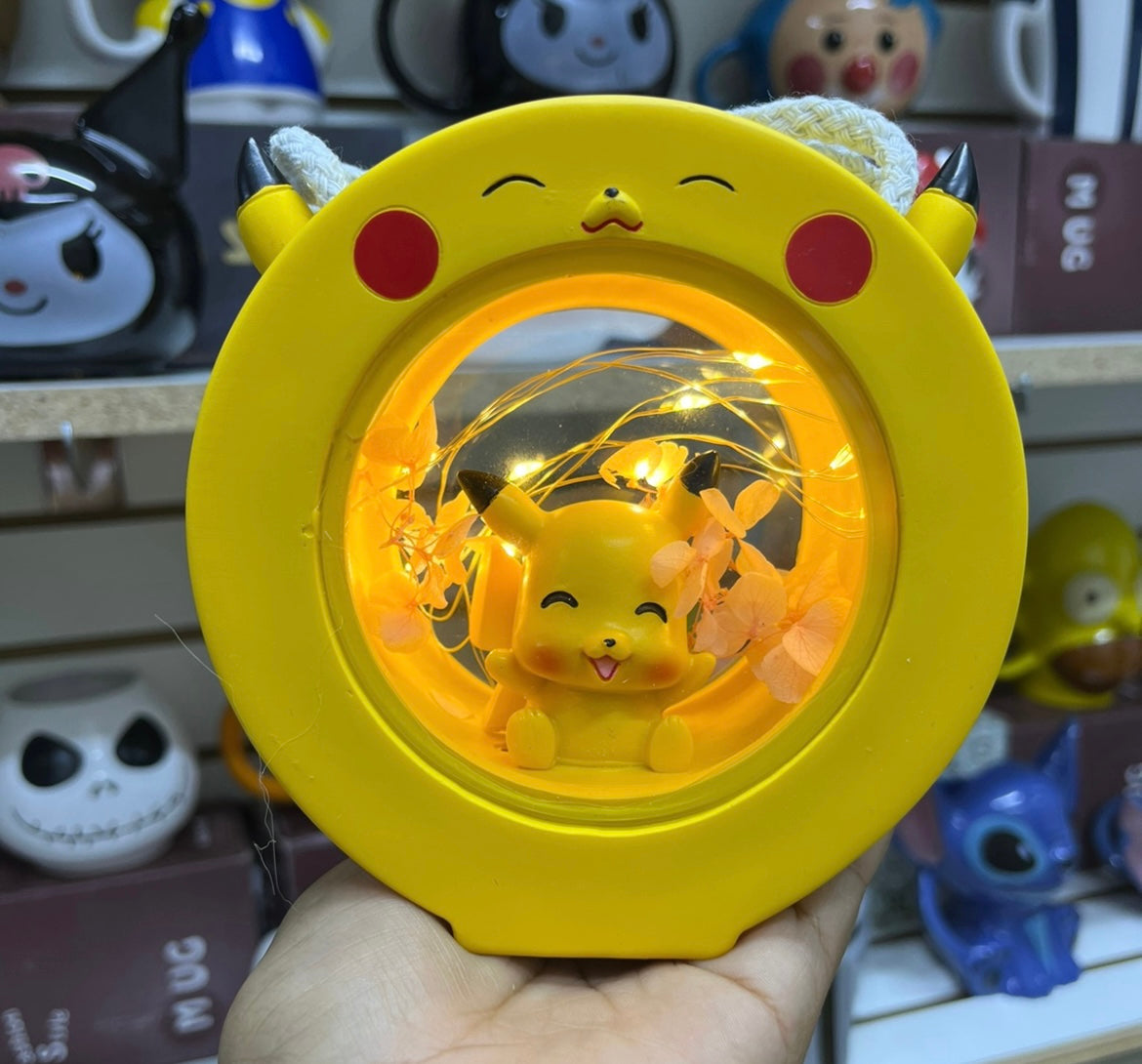 Lámpara circular Picachu