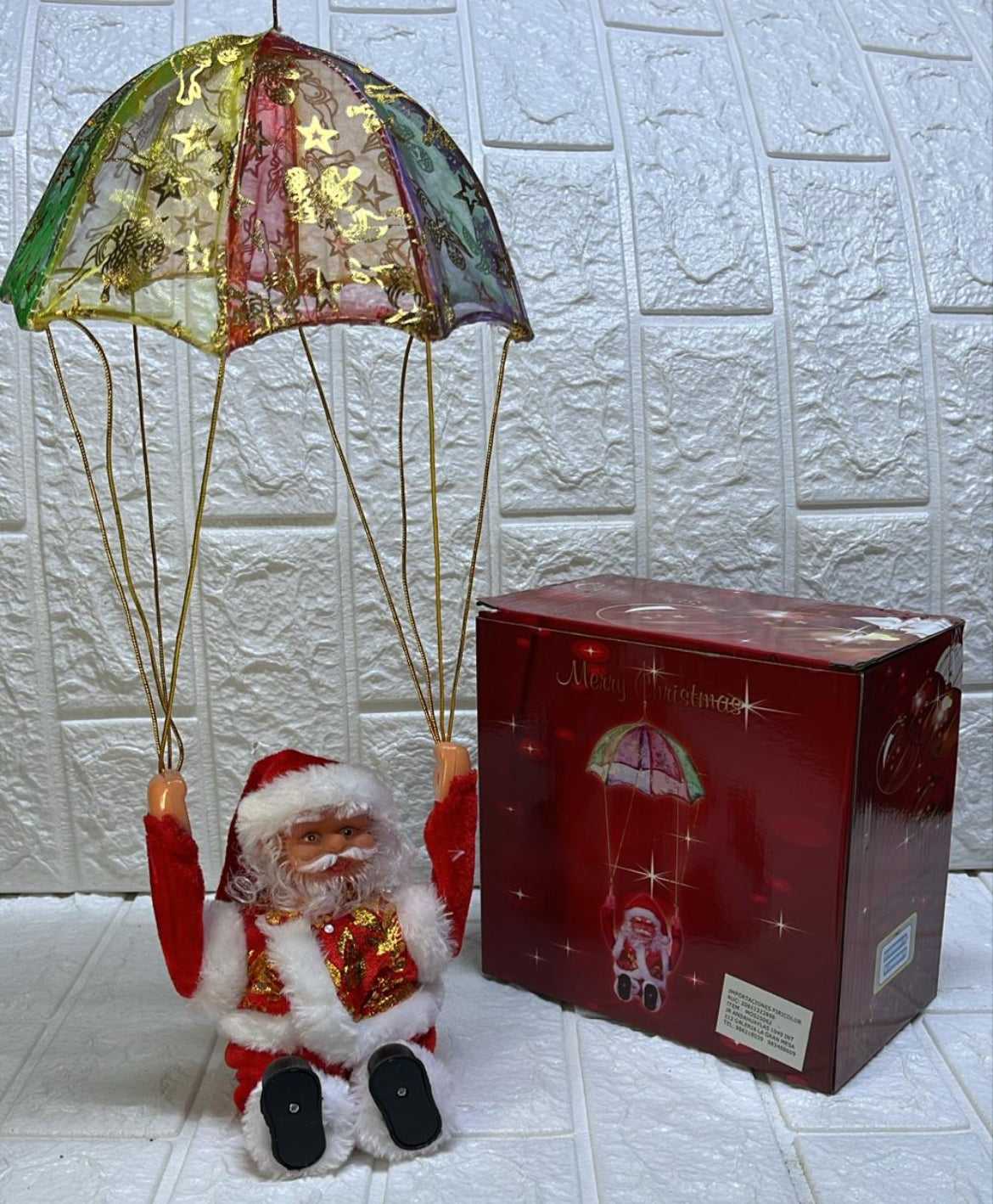 Muñeco Papá Noel 🎅 paracaídas